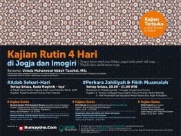 Kajian Ustadz Abduh Tuasikal di Jogja dan Imogiri