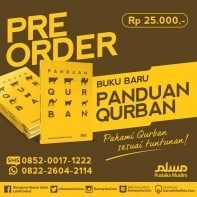 Segera pre-order buku Panduan Qurban, minggu kedua September maksimal ada di tangan Anda insya Allah.