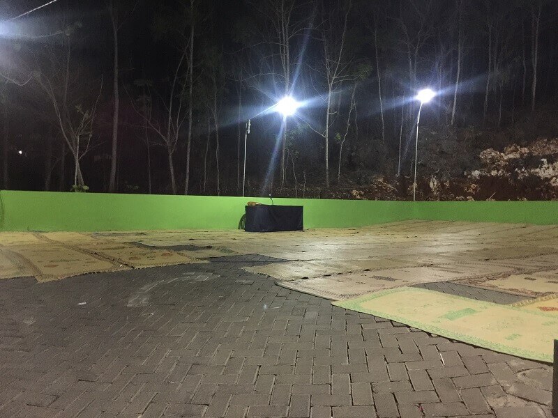 Persiapan lapangan di awal kajian.